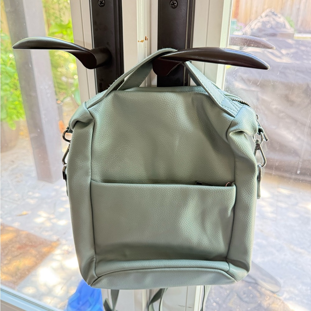 Sleek Mint Green Backpack